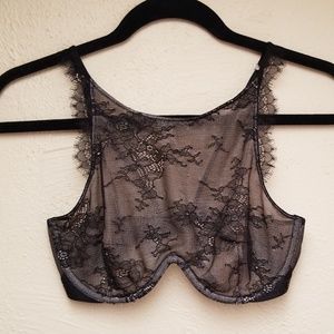 Victoria's Secret Logo High-neck Underwire Bra